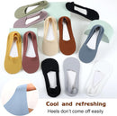 10 Pairs No Show Socks - Women & Men, Low Cut, Liner, Ice Silk, Nonslip, Invisible, Thin