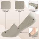 10 Pairs No Show Socks Women Men Low Cut Liner Socks Ice Silk Socks Nonslip Liner Socks Invisible Socks Thin Socks