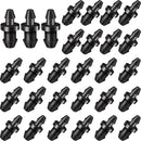 Drip Irrigation Plugs 1/4 Inch Tube Closure Goof Hole Plugs Irrigation Stopper for Home Garden Lawn Supplies, Black(150 Pieces)