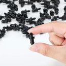 Drip Irrigation Plugs 1/4 Inch Tube Closure Goof Hole Plugs Irrigation Stopper for Home Garden Lawn Supplies, Black(150 Pieces)