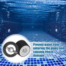 2 Pcs 1.5 to 1.75 Inch Pool Winterizing Plugs PVC/Steel Pipe Plugs Rubber Hole Stoppers for Swimming Pool Return Skimmer Winter Expansion with SS Screw Stainless Steel Bolt Heavy Duty Rubber