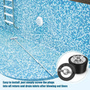 2 Pcs 1.5 to 1.75 Inch Pool Winterizing Plugs PVC/Steel Pipe Plugs Rubber Hole Stoppers for Swimming Pool Return Skimmer Winter Expansion with SS Screw Stainless Steel Bolt Heavy Duty Rubber