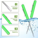 5 Pieces Magnetic Mini Pocket Screwdriver with Clip Small Flathead Head Screwdriver Tool Set for Home Office Gadgets Repair Tool Mechanics Electricians Technician(Green)