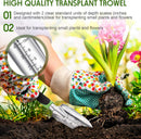Garden Hand Trowel Transplant Trowel with Measurements Aluminum Alloy Planting Tools with Rubber Handle Small Gardening Hand Tools Shovels for Gardening Cultivating Transplanting Supplies