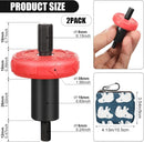 2 Pieces Electric Start Drill Bit Adapter, Engine Speed Starter Drill Bit Adapter with 2 Storage Bag for Trimmer, Garden Cultivator, Leaf Blower, Handheld Equipment