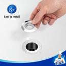 Bathtub Drain Strainer, Stainless Steel Shower Bathtub Drain Hair Catcher, Bathroom Sink Drain Strainer, 3 Pack