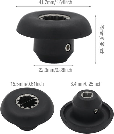 2 Pack Blender Drive Socket 891 802 15546 15547 with Allen Wrench, Compatible with Vitamix Blenders 5200 5006 5012 5057 5062 Series, Made for Most Vitamix Commercial Machines