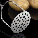 Potato Masher,  2 Pack Stainless Steel Integrated Kitchen Tool Food Masher for Potatoes, Vegetables, Berries, Fruits, Baby Food, Avocado