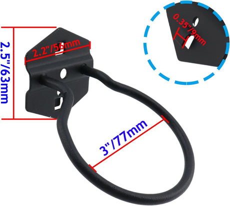 Pegboard Power Tool Holders Pegboard Hooks Heavy Duty Metal Steel 3/8