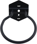 Pegboard Power Tool Holders Pegboard Hooks Heavy Duty Metal Steel 3/8" Square Hole Loop Peg Hooks Suitbale for 1.5" Spaced Pegboards Wall Hooks for Organizing Tools Black 3" Loop Dia- 2pcs