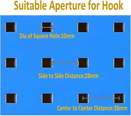 Pegboard Power Tool Holders Pegboard Hooks Heavy Duty Metal Steel 3/8