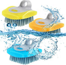 3 Pieces Vegetable Brush Potato Scrubber Vegetable Scrubber for Food Flexible Bristles Kitchen Brush for Fruits, Potatoes, Carrots Kitchen Gadgets Set in Random Color