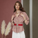 Women Stretchy Waist Belt, No Show Elastic Stretch Belts with Flat Buckle for Dresses Jeans Casual Pants