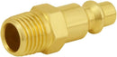 8PCS Brass 1/4 Inch NPT Female and Male Industrial Air Hose Quick Connect Air Plug Fittings