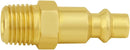 8PCS Brass 1/4 Inch NPT Female and Male Industrial Air Hose Quick Connect Air Plug Fittings