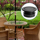2 Pcs 2 Inch Parasol Umbrella Hole Ring Plug and Cap Set, Thicker Patio Table Hole Cover Insert, Deck Table Umbrella Holes Plug Replacement Parts for Outdoor Patio Table Garden Yard