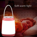 Night Light for Kids, USB Rechargeable Nursery Lamp Portable Camping Lantern with 3 Light Modes for Camping,Emergency,Bedroom,Indoor and Outdoor(Pink, 1 Pack)