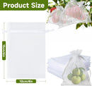 Fruit Protection Bags - 100PCS Nets, 4x6 Inch, White, Mesh Bags for Fruit & Vegetables