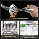 2 Pcs Potato Smasher, Mashed Potato Masher, Stainless Steel Masher Kitchen Tool for Bean, Fruit, Vegetables, Food