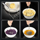 2 Pcs Potato Smasher, Mashed Potato Masher, Stainless Steel Masher Kitchen Tool for Bean, Fruit, Vegetables, Food