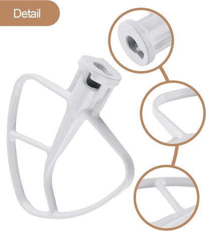 K45B Metal Beater with Non-Stick Coating, Compatible with KitchenAid 4.5-5 Quart Tilt-Head Stand Mixer