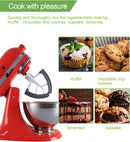 Flex Edge Beater Work for KitchenAid Mixer Attachments, Compatible with 4.5-5 Quart Tilt-Head Stand Mixers, kitchenAid Paddle with Scraper, Flexible Silicone Edges