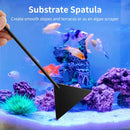 Aquarium Aquascape Tools Kit - 4 in 1 Terrarium Decor Supplies with Long Tweezers Feeding Tongs, Aquarium Scissors, Algae Scraper, Live Fish Plants Tank Accessories Cleaning Trimming Kit