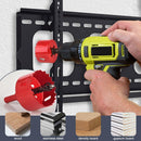 6Pcs TV Cord Hider for Wall Mounted TV 2.36in (60mm) TV Wire Hider Cable Grommet Cable Hole Cover with Hole Saw Drill Attachment, in Wall Cable Management Kit for Office and Home Table Cable