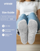 6 Pairs Grip Pilates Socks for Women, Grippy Non Slip Yoga Socks, Cute Cherry Grip Socks for Barre, Hospital, Athletic, Barefoot and Workout