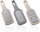 3-Piece Stainless Steel Kitchen Grater & Peeler Set - Cheese & Citrus Grater with Vegetable Peeler, Non-Slip Handle