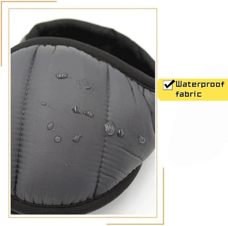 Foldable Windproof Neck Warmer for Men and Women Ideal for Cycling and Winter Sports Black