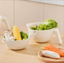 1 Piece White Sink Drain Strainer Food Fruit Vegetable Kitchen Sink Waste Filter