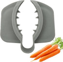 1 Piece Grey Anti-Slip Vegetable Cutter Safety Gloves - Ergonomic Kitchen Protection for Durable Food Preparation