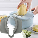 1 Piece Grey Anti-Slip Vegetable Cutter Safety Gloves - Ergonomic Kitchen Protection for Durable Food Preparation