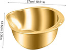2-Piece Stainless Steel Rice Washing Strainer Set with Thickened Fine Mesh for Fruits Vegetables Easy to Clean Kitchen Colander