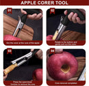 1 Piece Black Stainless Steel Fruit and Vegetable Corer Easy to Press Quick Core Removal Anti-Slip Handle Dishwasher Safe