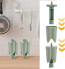 2-in-1 Green Capsicum Slicer and Seed Remover Tool - Fast Vegetable Seed Extractor Kitchen Gadget for Paprika