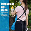 1 Piece Blue Fruit Picking Bag Water Resistant Storage Apron for Garden Fruits and Vegetables Suitable for Outdoor Orchards