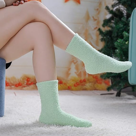 5 Pack Women's Winter Warm Socks Comfortable Soft Home Socks