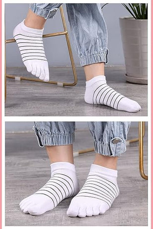 5 Pairs Women's Fun Sports Socks Size 35/41 for Exercise Walking Home Use