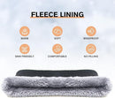 Winter Sports Fleece Scarf for Adults Khaki Warm Soft Winter Accessory