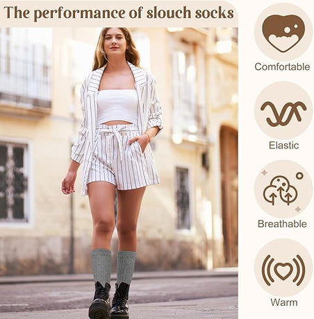 5 Pairs Women's Sports Socks Hard Wearing Comfortable Breathable Athletic Socks