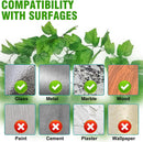 Green Plant Stem Supports for Indoor Use - Tall Plant Stakes for Monstera - Plant Anchoring Clips - 120 Pieces
