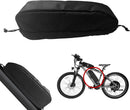 Waterproof Dustproof Bike Battery Cover Bag 37.6×10.5×11.2 cm Black Battery Protective Case