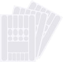 Bike Frame Protection Kit 3 Pieces Clear Anti-Scratch Invisible Protection Film White
