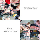 Silicone Bike Handlebar Grips Set 75x12mm Black Red Green Blue Yellow 5 Pairs Universal Fit