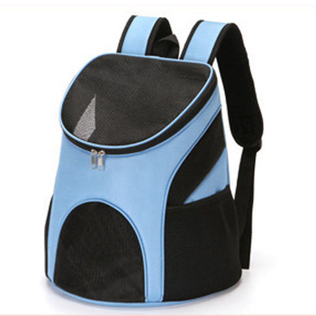 Pet Travel Carrier Backpack for Dogs and Cats Up to 8kg 36×31×45cm Blue