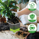 12 Pcs Reusable Green Seedling Starter Pots - Mini Succulent Planters for Seed Germination