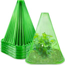 30 Pack Green Plant Cloches 7.48x7.48x8.26 Inch Frost Protection Covers for Plants