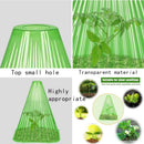 30 Pack Green Plant Cloches 7.48x7.48x8.26 Inch Frost Protection Covers for Plants